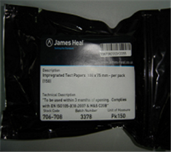JAMES H.HEAL 706-708 Impregnated Test Papers酚醛黄变测试纸